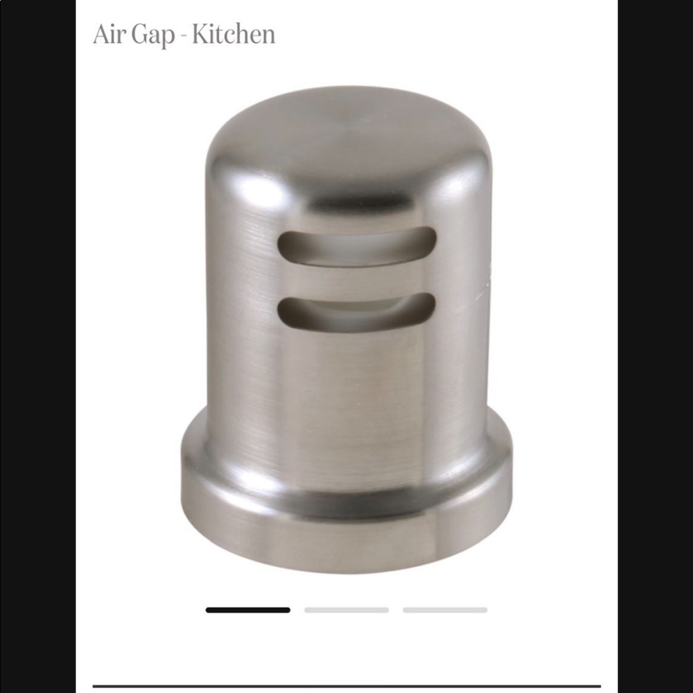 NEW Brizo Dishwasher Air Gap Stainless